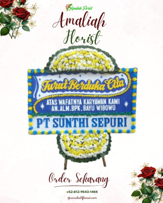 Papan Bunga Duka di Lahomi