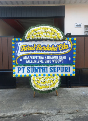 Papan Bunga Duka di Lahomi
